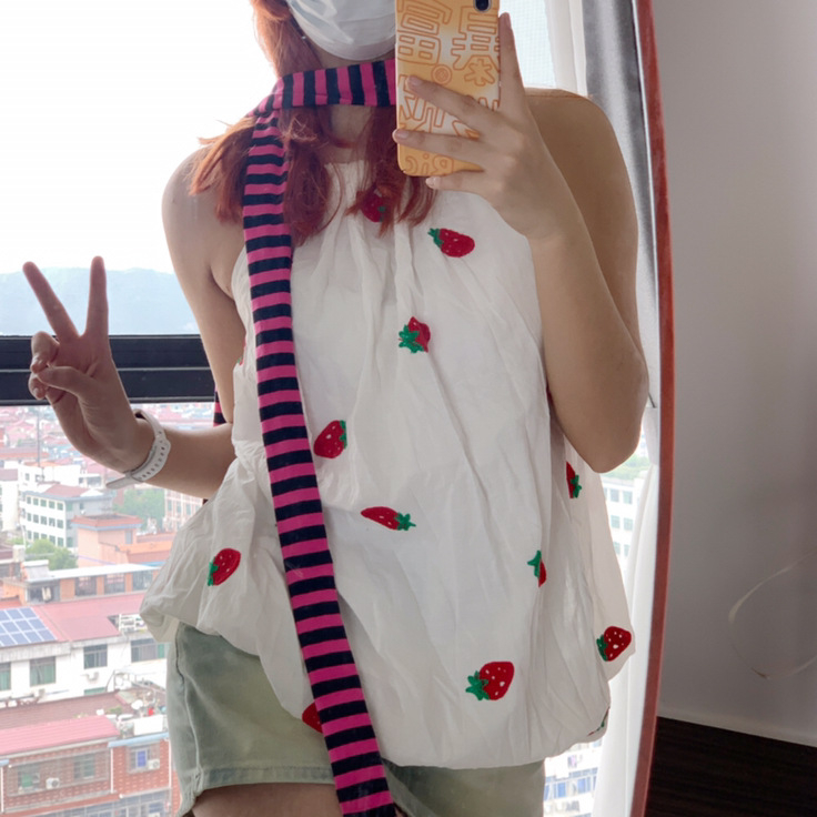 Šal od pamuka s prugama, Harajuku-punk stil, jednostavno pletenje, topao za četiri sezone, originalni dizajn