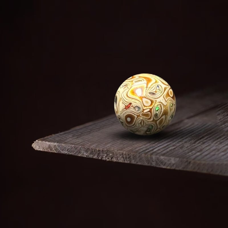 Lakuoti karoliukai apyrankėms — rankų darbo, natūralūs, poliruoti; Kinijos stilius, DIY aksesuarai