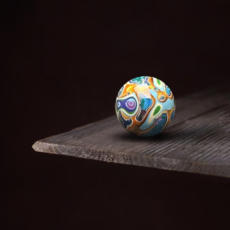 Lakuoti karoliukai apyrankėms — rankų darbo, natūralūs, poliruoti; Kinijos stilius, DIY aksesuarai