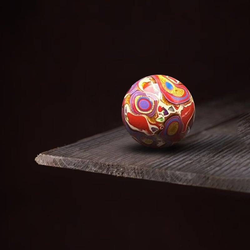 Lakuoti karoliukai apyrankėms — rankų darbo, natūralūs, poliruoti; Kinijos stilius, DIY aksesuarai