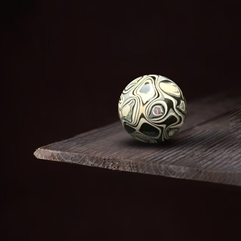 Lakuoti karoliukai apyrankėms — rankų darbo, natūralūs, poliruoti; Kinijos stilius, DIY aksesuarai