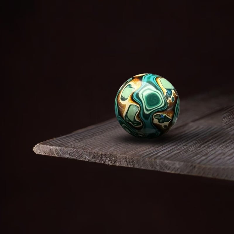 Lakuoti karoliukai apyrankėms — rankų darbo, natūralūs, poliruoti; Kinijos stilius, DIY aksesuarai