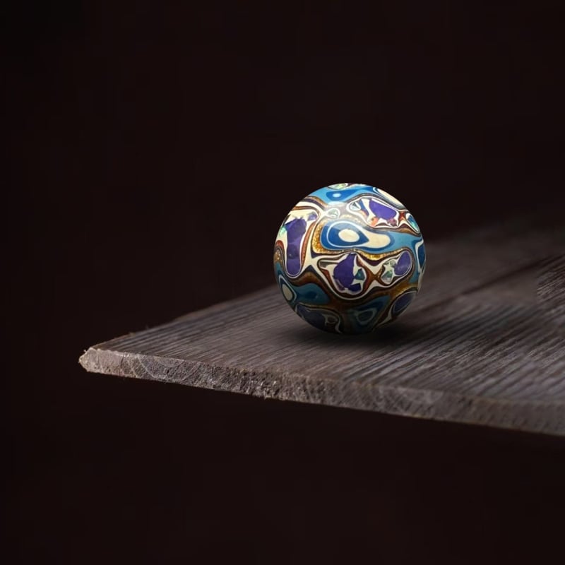 Lakuoti karoliukai apyrankėms — rankų darbo, natūralūs, poliruoti; Kinijos stilius, DIY aksesuarai