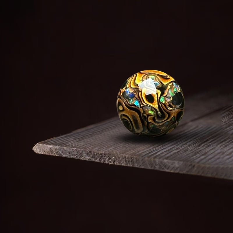 Lakuoti karoliukai apyrankėms — rankų darbo, natūralūs, poliruoti; Kinijos stilius, DIY aksesuarai