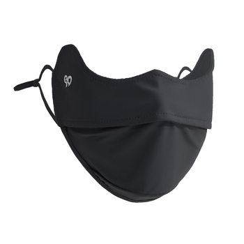 Vasaros veido kaukė su UV apsauga UPF50, nailonas-spandekso medžiaga, ausų kilpelės, monochrominis dizainas