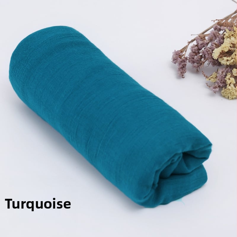 Poliesterio šalikas, korėjietiško stiliaus, vienos spalvos, visiems metų laikams, dviguba naudojimo galimybė