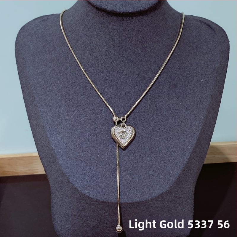 Moterų kaklo papuošalas iš vario, elektroplakatinės apdailos, pakabukas iš lydinio, klavikulinio tipo grandinė, širdies formos, mazgas ir geometrinis dizainas