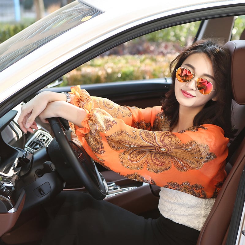 Naistele pikk päikesekaitserõngas käele, õhuke suvine disain, UV-kaitse, akrilkiud, peamise kiudude sisaldus ≤10%, sobib rattasõiduks ja sõiduks