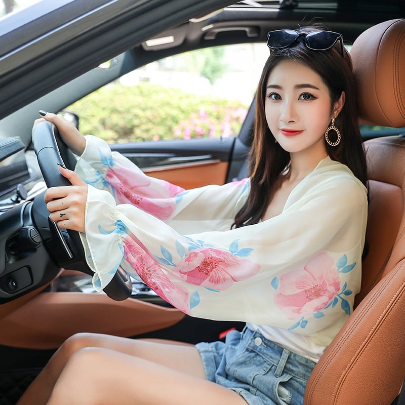 Naistele pikk päikesekaitserõngas käele, õhuke suvine disain, UV-kaitse, akrilkiud, peamise kiudude sisaldus ≤10%, sobib rattasõiduks ja sõiduks