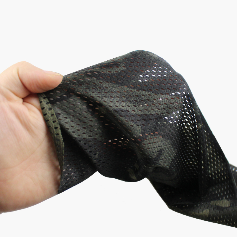 Kamuflāžas tīkla galvas šalle – vēja izturīga, saules aizsardzība; āra sportam, pieaugušajiem, unisex, pārgājieni un riteņbraukšana