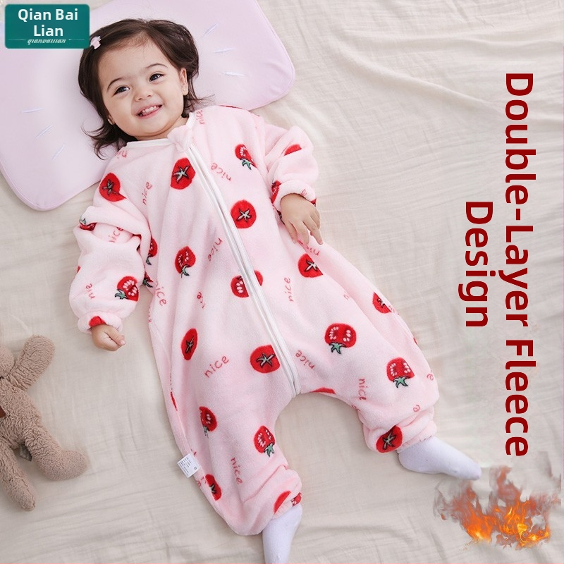 Kūdikio miego maišelis - velūro audinys, vidinė danga velūras, poliesterio užpildas, išsiuvinėtas raštas, žiemai