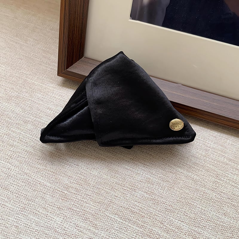 Щипка за коса с блестящи плисирани детайли, ръчна изработка от плат, аксесоар за глава от Yiu Jade Jewelry