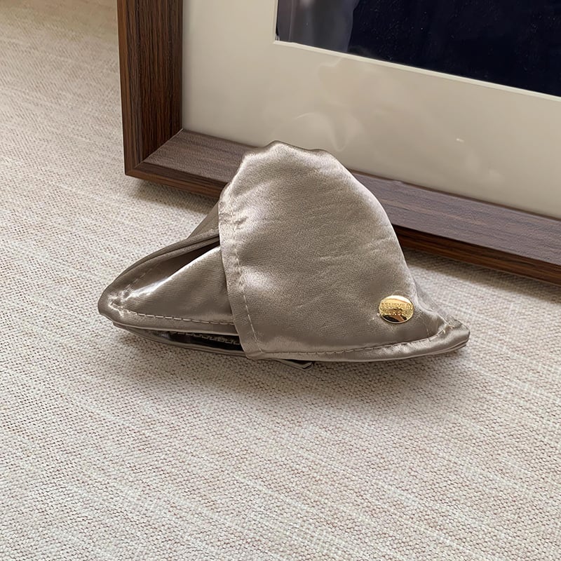 Щипка за коса с блестящи плисирани детайли, ръчна изработка от плат, аксесоар за глава от Yiu Jade Jewelry