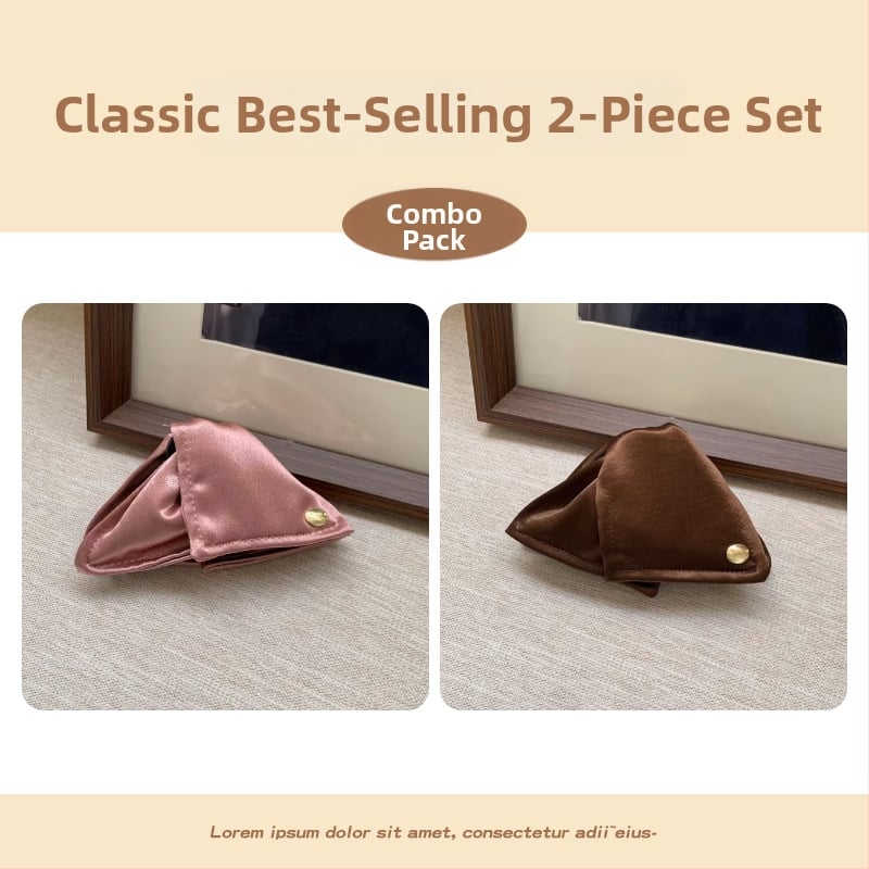 Щипка за коса с блестящи плисирани детайли, ръчна изработка от плат, аксесоар за глава от Yiu Jade Jewelry