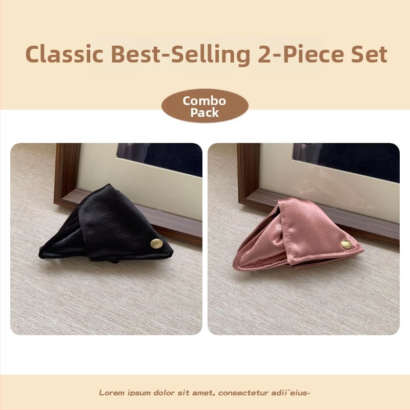 Щипка за коса с блестящи плисирани детайли, ръчна изработка от плат, аксесоар за глава от Yiu Jade Jewelry