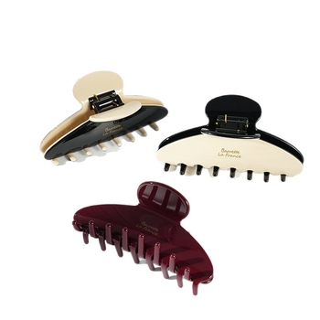 Wajia френски стил, есенно-зимна удебелена ацетатна щипка за коса за жени, клип за висока опашка и акула клип, ръчна изработка, Yiwu