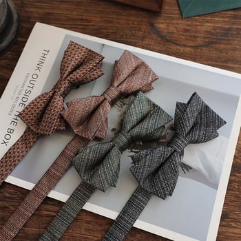 Bow Tie Doris.td, Jacquard poliester, prugasti uzorak, oblik strelice, za muškarce, ljeto 2025