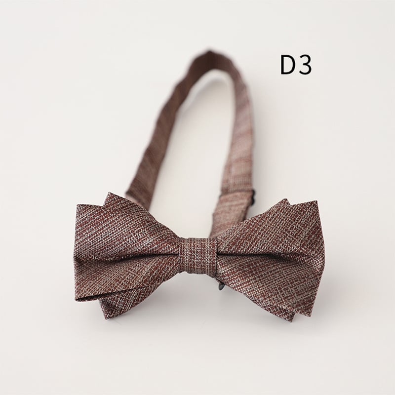 Bow Tie Doris.td, Jacquard poliester, prugasti uzorak, oblik strelice, za muškarce, ljeto 2025