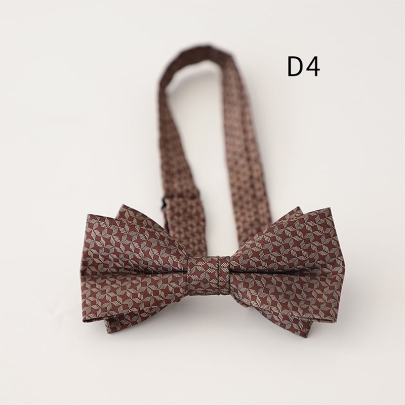 Bow Tie Doris.td, Jacquard poliester, prugasti uzorak, oblik strelice, za muškarce, ljeto 2025