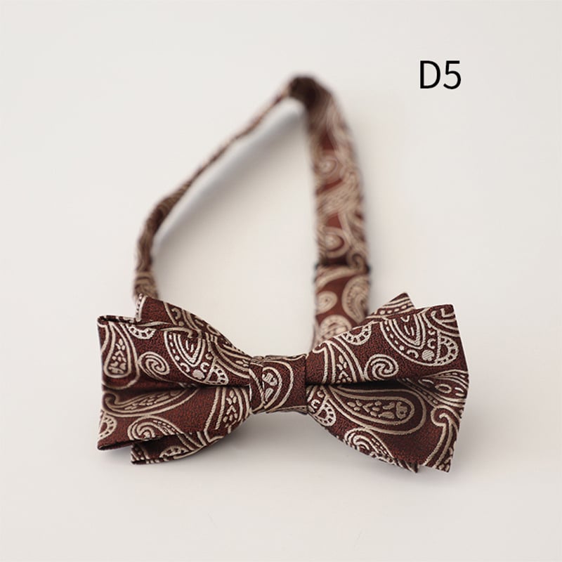 Bow Tie Doris.td, Jacquard poliester, prugasti uzorak, oblik strelice, za muškarce, ljeto 2025