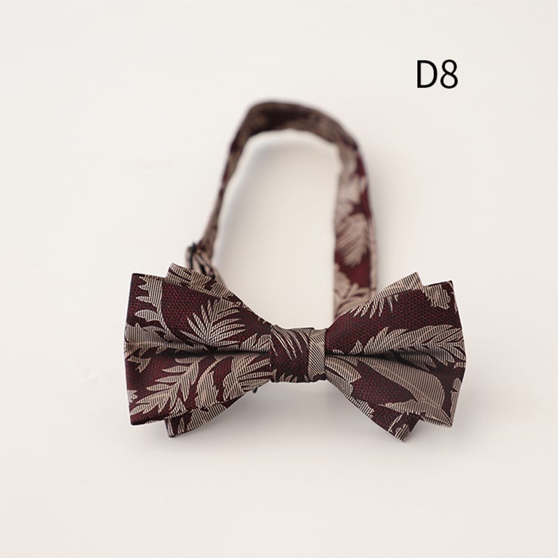 Bow Tie Doris.td, Jacquard poliester, prugasti uzorak, oblik strelice, za muškarce, ljeto 2025