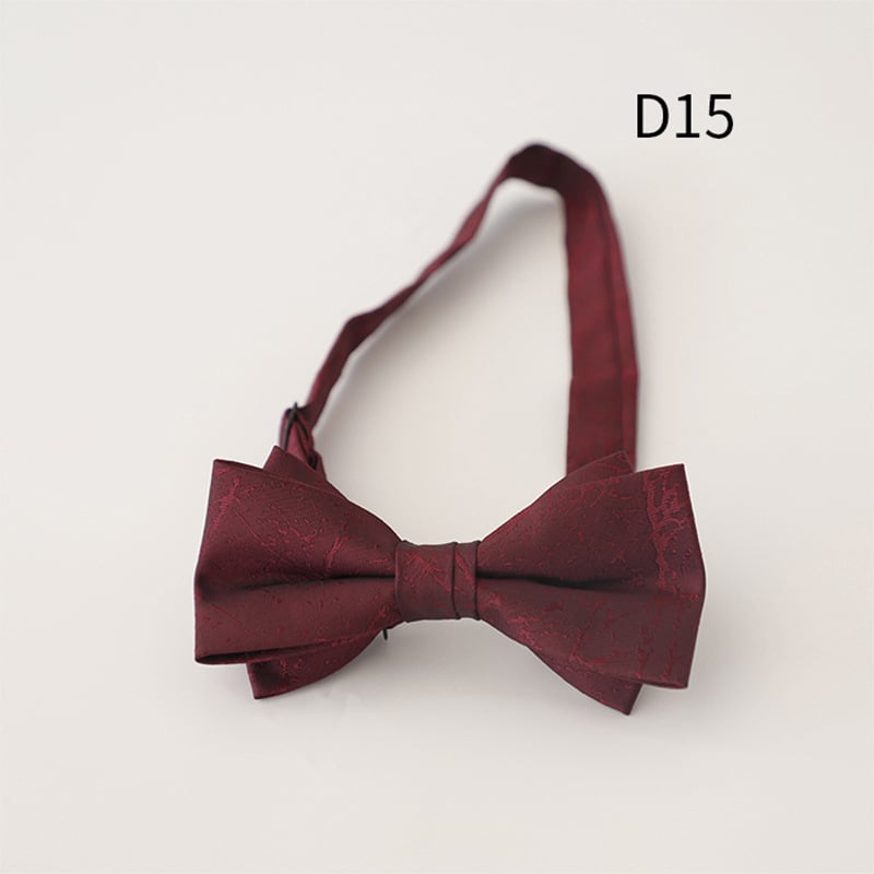Bow Tie Doris.td, Jacquard poliester, prugasti uzorak, oblik strelice, za muškarce, ljeto 2025