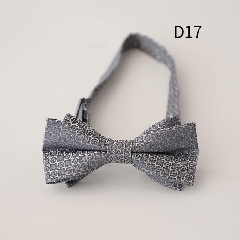 Bow Tie Doris.td, Jacquard poliester, prugasti uzorak, oblik strelice, za muškarce, ljeto 2025