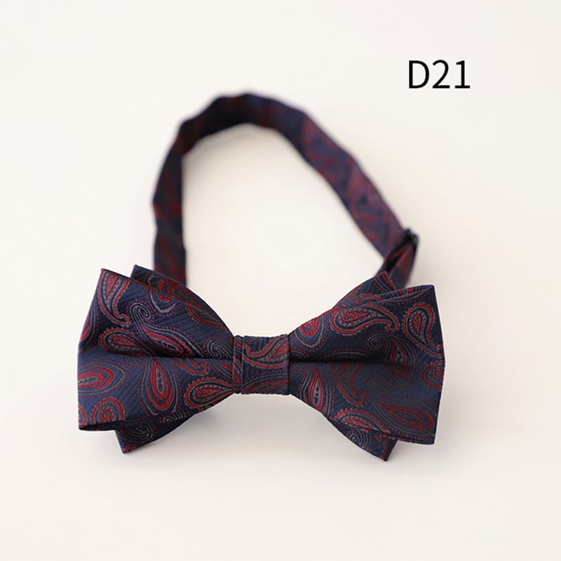 Bow Tie Doris.td, Jacquard poliester, prugasti uzorak, oblik strelice, za muškarce, ljeto 2025
