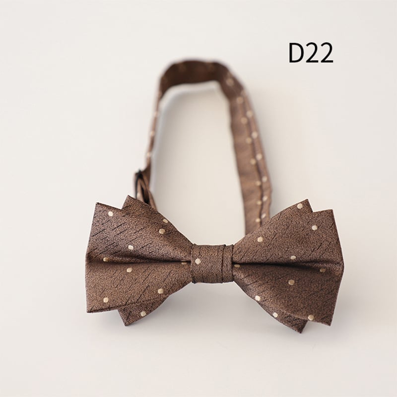 Bow Tie Doris.td, Jacquard poliester, prugasti uzorak, oblik strelice, za muškarce, ljeto 2025