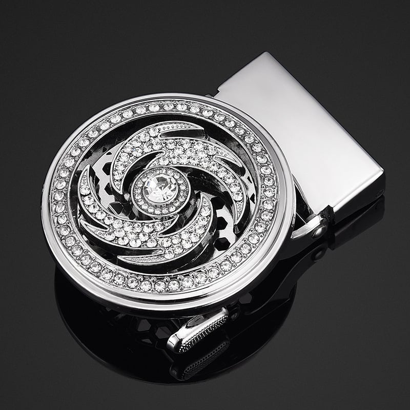 Diržas iš lydinio su automatine sagtimi, All-match stilius, tinkama laisvalaikiui, vakarėliams, banketams ir darbui, visus metus.