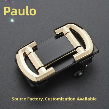 Vīriešu automātiskā sprādze jostas no sakausējuma, taisnstūra forma, sprādzes platums 3,3–3,5 cm, biznes stils