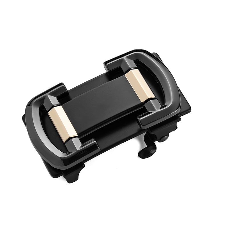 Vīriešu automātiskā sprādze jostas no sakausējuma, taisnstūra forma, sprādzes platums 3,3–3,5 cm, biznes stils