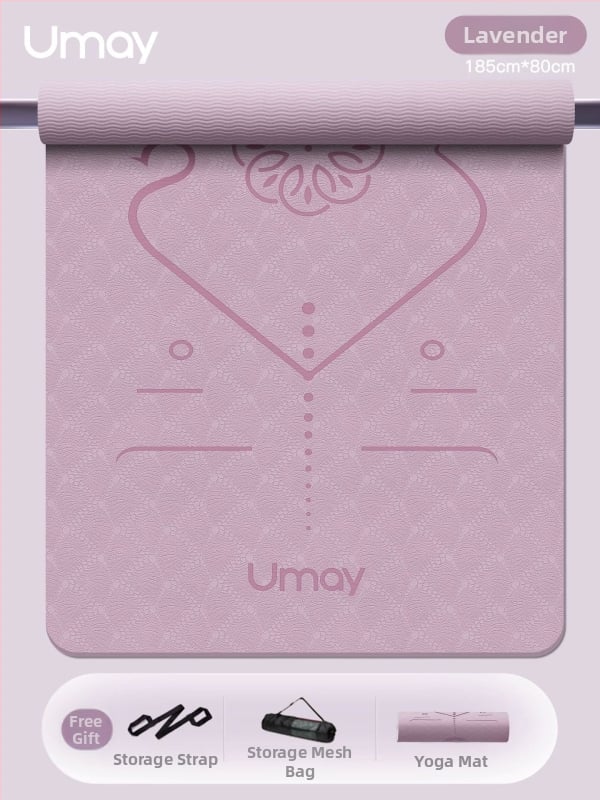 Jogu matu Youmei, TPE, 6 cm biezums, ar vadlīnijām