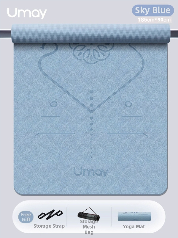 Jogu matu Youmei, TPE, 6 cm biezums, ar vadlīnijām