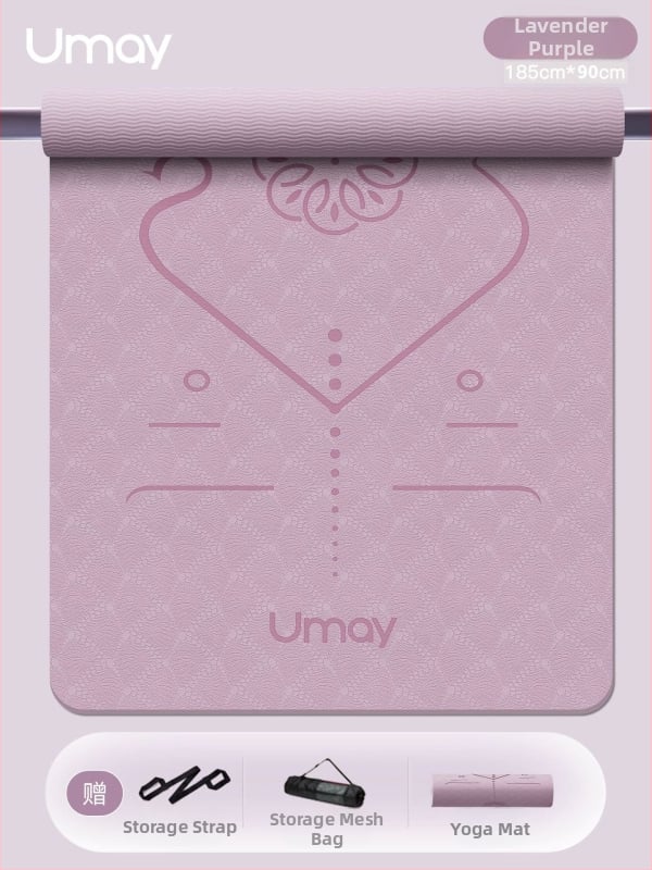 Jogu matu Youmei, TPE, 6 cm biezums, ar vadlīnijām