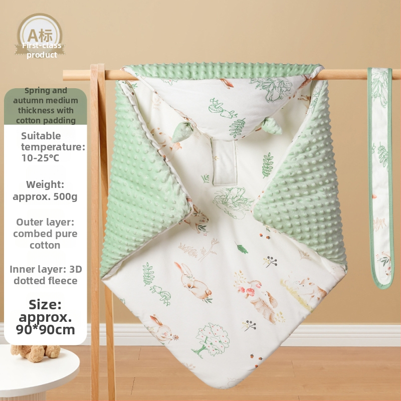 Kūdikio quilt iš 100% medvilnės, cartoon raštas, visų sezonų naudojimui, naujagimiams iki 12 mėnesių