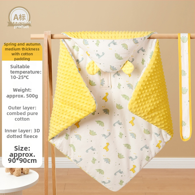 Kūdikio quilt iš 100% medvilnės, cartoon raštas, visų sezonų naudojimui, naujagimiams iki 12 mėnesių
