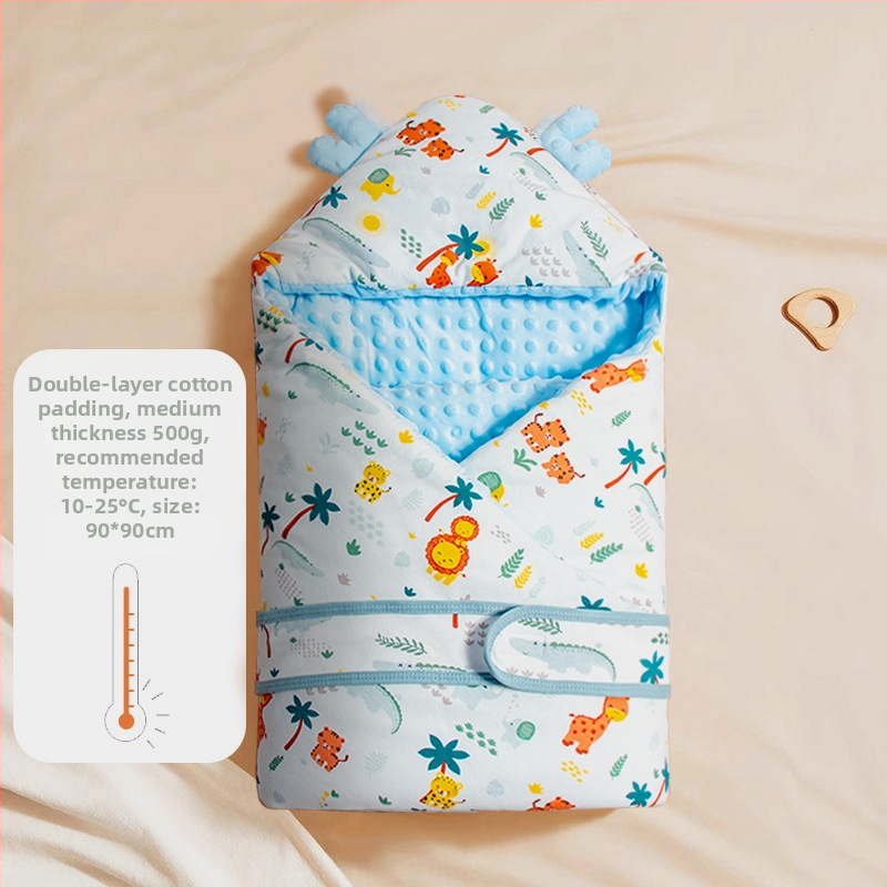 Kūdikio quilt iš 100% medvilnės, cartoon raštas, visų sezonų naudojimui, naujagimiams iki 12 mėnesių