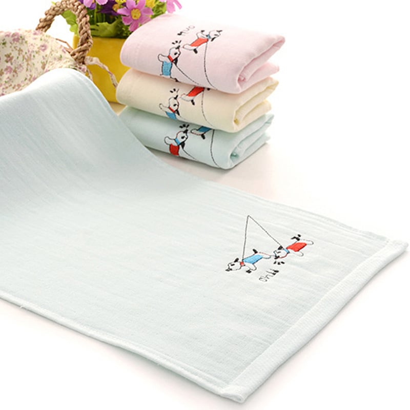 Kūdikio medvilninis rankšluostis siuvinėjimu ir spauda; kūdikių veido rankšluostis; Medžiaga: medvilnė; Procesai: siuvinėjimas, spauda; Svoris: <50 g; Pagrindinė auditorija: kūdikis