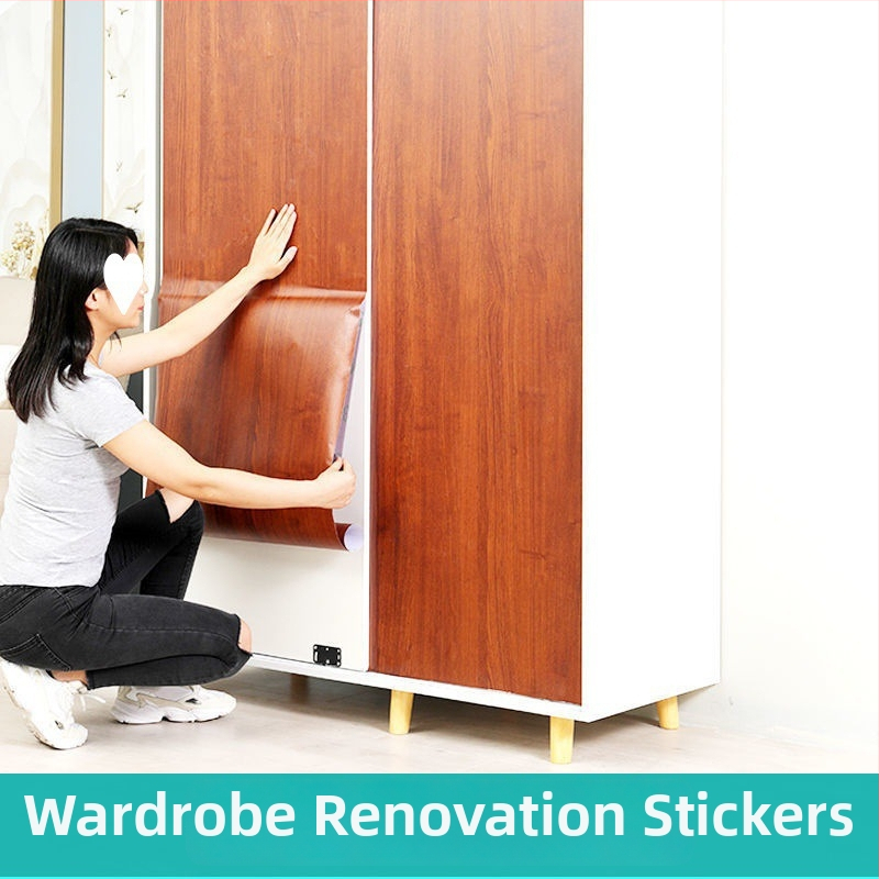 Самозалепващ дървесен тапет за бюра, врати и шкафове