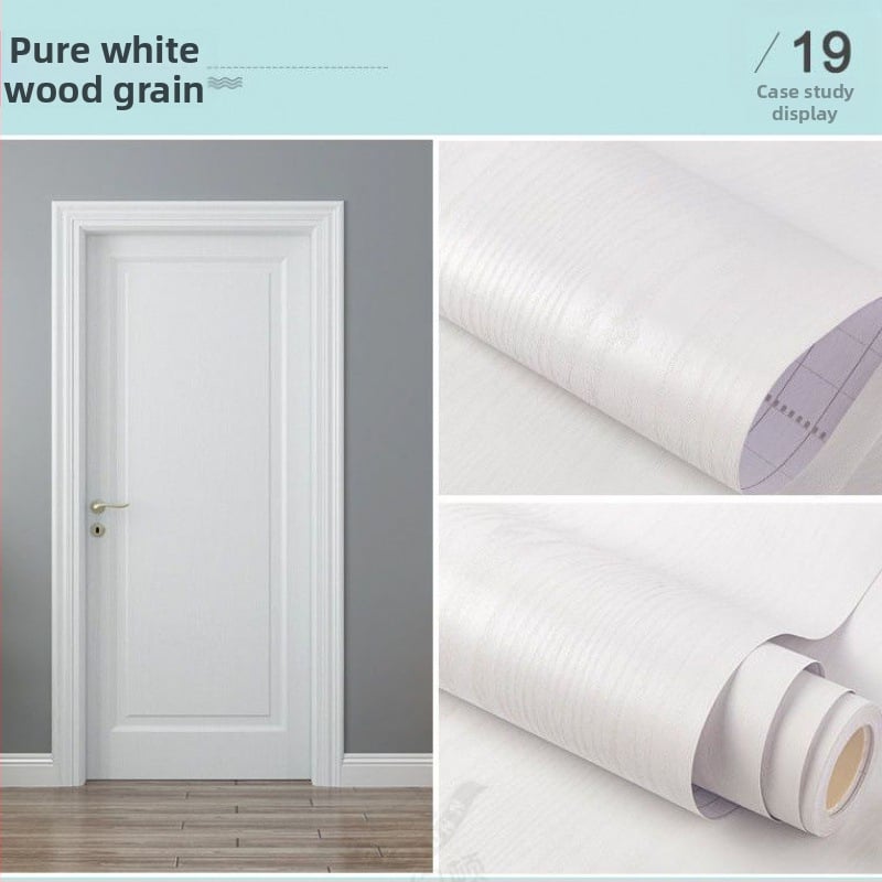 Savarankiškai klijuojama medžio rašto tapetė stalams, durims ir spintelėms