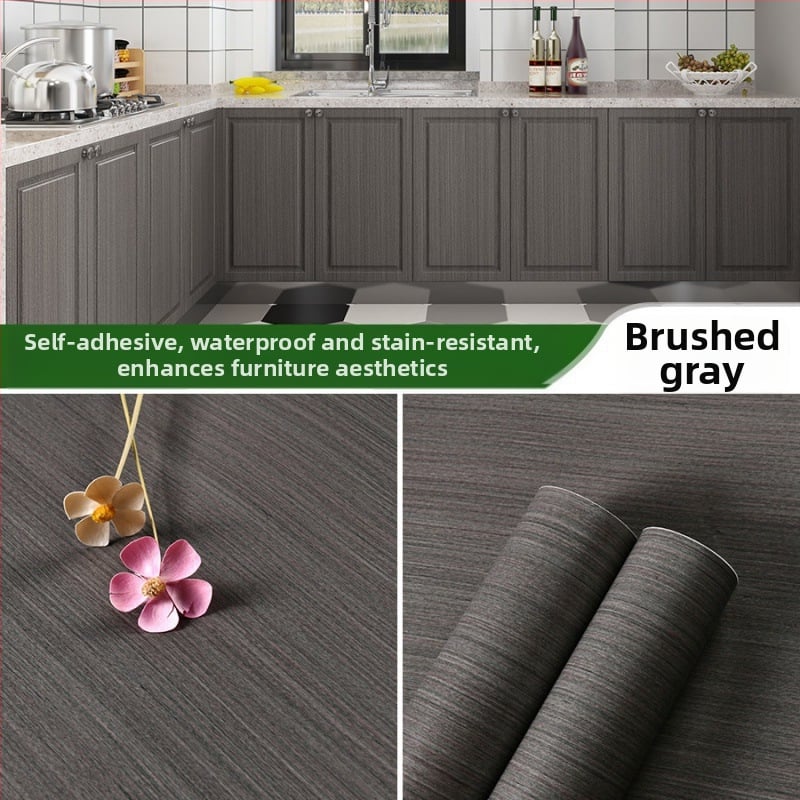 Savarankiškai klijuojama medžio rašto tapetė stalams, durims ir spintelėms