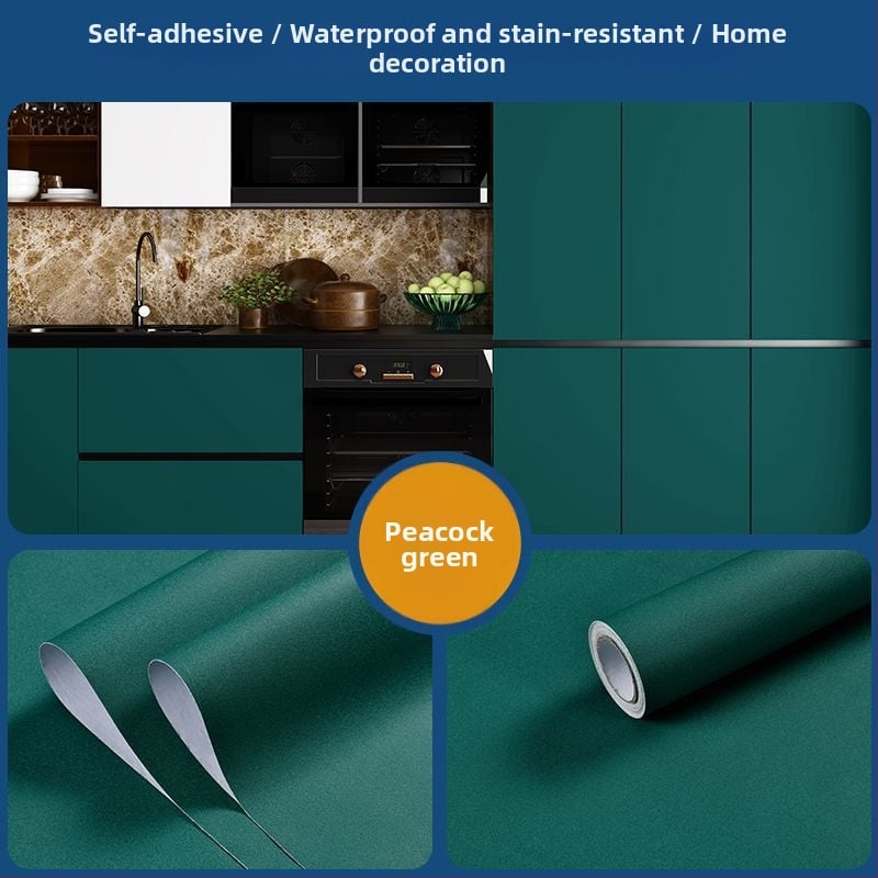 Savarankiškai klijuojama medžio rašto tapetė stalams, durims ir spintelėms