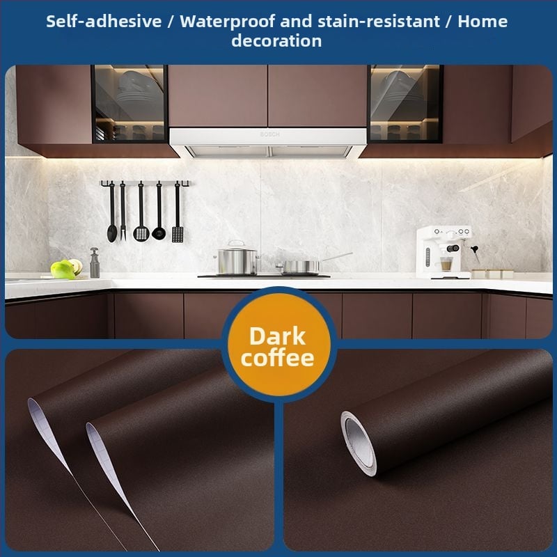 Savarankiškai klijuojama medžio rašto tapetė stalams, durims ir spintelėms