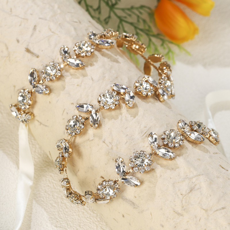 Centură metalică pentru talie cu lanț din cristale în formă de gheară, cataramă din aliaj, lățime sub 2 cm, accesoriu pentru rochia de mireasă