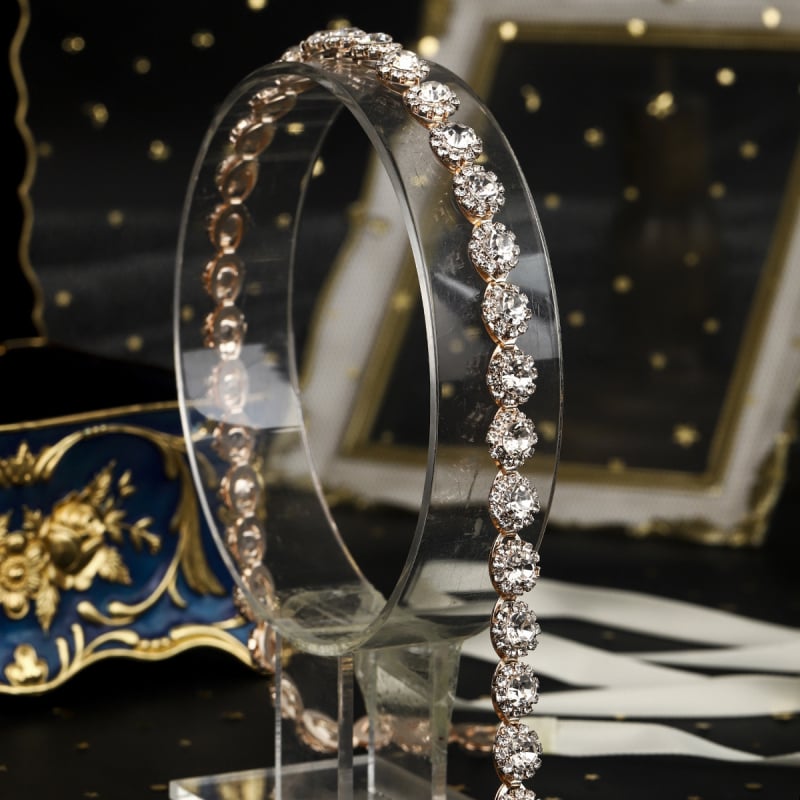 Centură metalică pentru talie cu lanț din cristale în formă de gheară, cataramă din aliaj, lățime sub 2 cm, accesoriu pentru rochia de mireasă