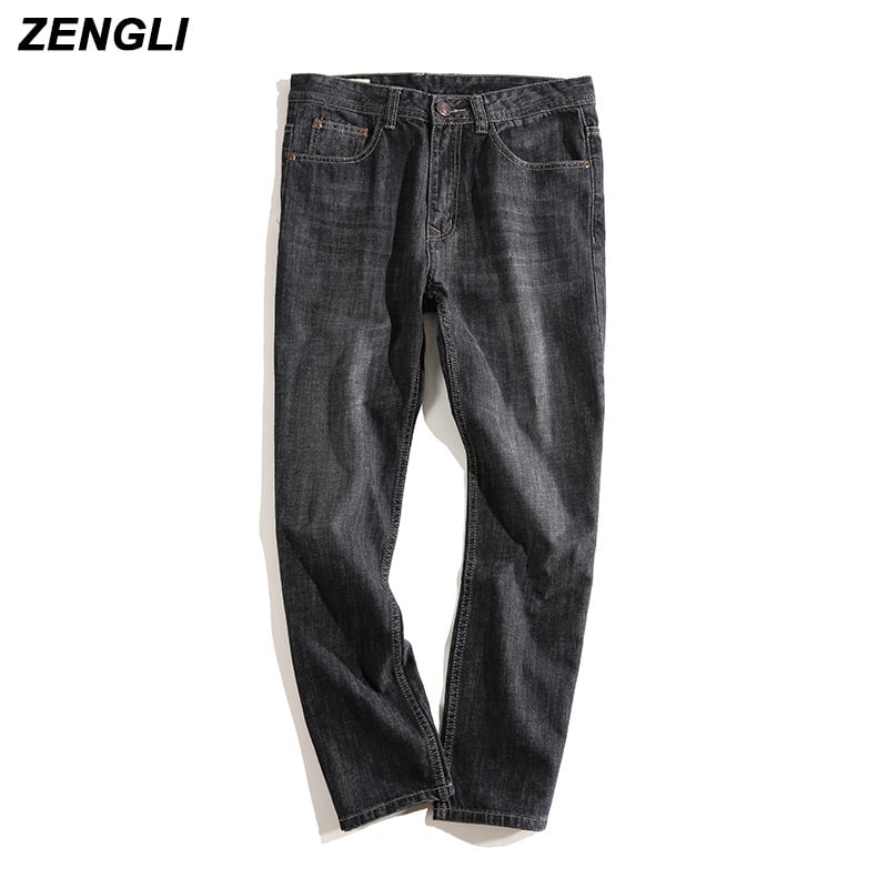 Džinsi, brīvs piegriezums, augsts viduklis, taisa kāja, viegls audums, kokvilnas denims, mazgāti ar akmeņiem