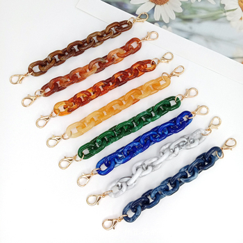 Koti õlarihm akrüülketiga, mudel DL-1126, õla/ristkoti rihm, kevad 2025, tänavustiil