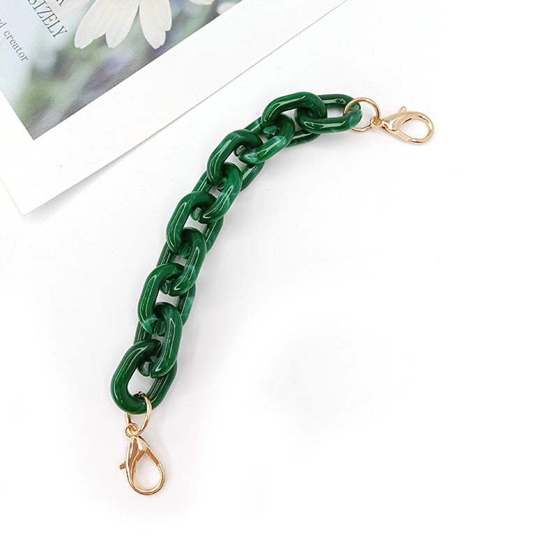 Koti õlarihm akrüülketiga, mudel DL-1126, õla/ristkoti rihm, kevad 2025, tänavustiil