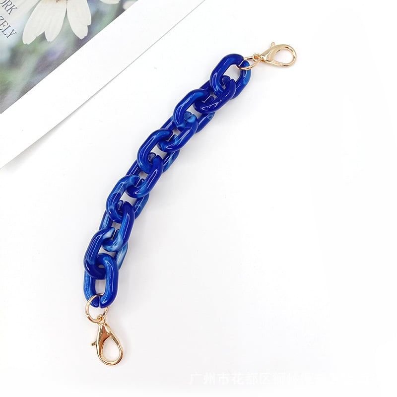 Koti õlarihm akrüülketiga, mudel DL-1126, õla/ristkoti rihm, kevad 2025, tänavustiil